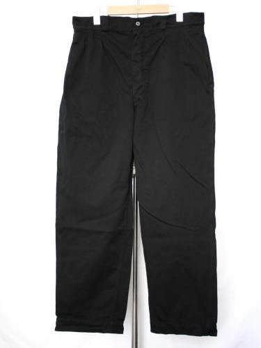 フランス軍 M52 チノパン DEADSTOCK BLACK 後染め mens