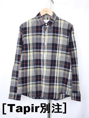Tapir別注 weac. マドラスチェックシャツ mens