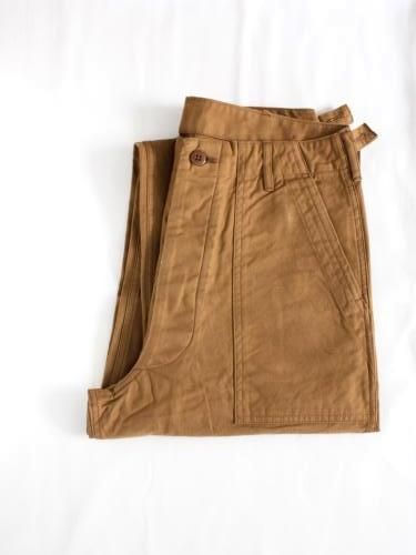 ARAN ベイカーパンツ BROWN BEIGE unisex