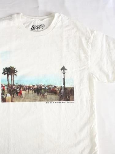 《30% OFF》 SLOPPY プリントTee 【Redondo Beach】 unisex