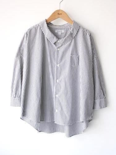 Ordinary fits BARBER SHIRTS STRIPE ladies
