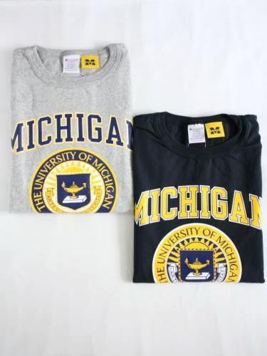 Champion カレッジプリントTee T1011 【MICHIGAN】 unisex