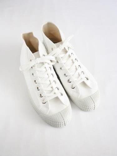 チェコ軍 ハイカットキャンバススニーカー DEADSTOCK WHITE mens