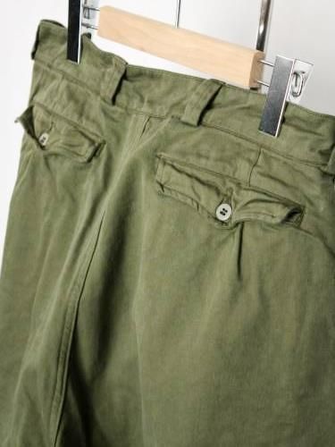 フランス軍 M52 チノパン DEADSTOCK OLIVE 後染め 通販 - 神戸の ...