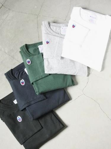 Champion ラグラン7分袖Tee unisex