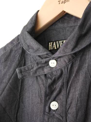 HAVERSACK (ハバーサック) ライトデニムラウンドカラーシャツ 正規通販 - 神戸のセレクトショップ Tapir (タピア)