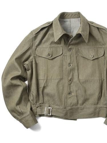 50〜60s イギリス軍　グリーンデニムジャケット　まとめ売り