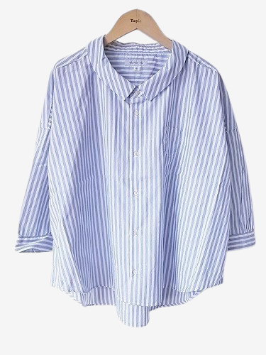 30%OFF Ordinary fits BARBER SHIRTS STRIPE ladies