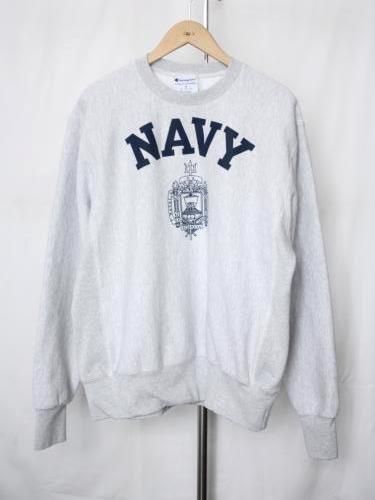 USNA US NAVY champion リバースウィーブスウェット日本未発売のUS企画