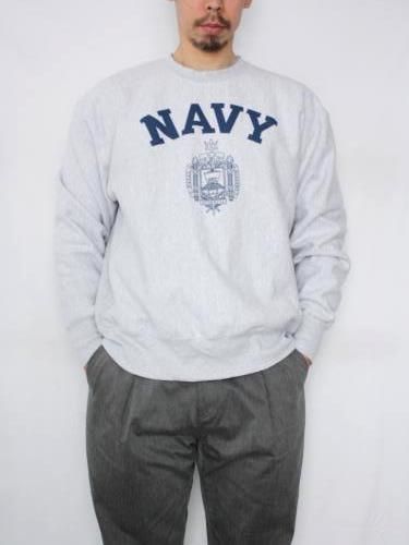 チャンピオン　リバースウィーブ　USA NAVY ミリタリー　champion