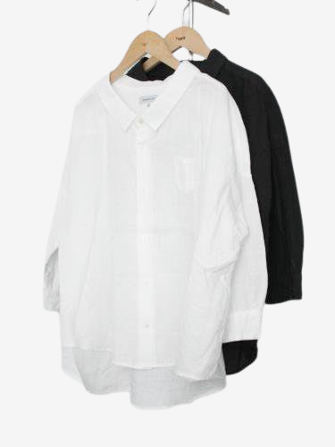Ordinary fits BARBER SHIRTS LINEN ladies