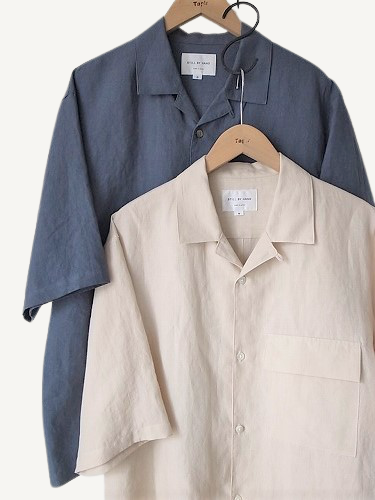 STILL BY HAND リネン半袖シャツ mens
