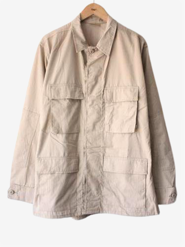 U.S.ARMY BDU JACKET DEADSTOCK BEIGE unisex