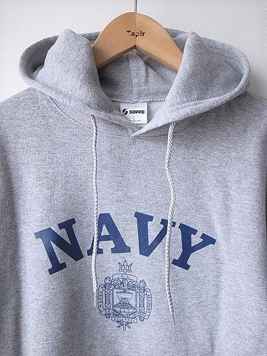 80's SOFFE製 U.S.NAVY パーカー MADE IN USA L