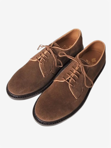 WALLSALL プレーントゥスウェードシューズ CAMEL SUEDE mens