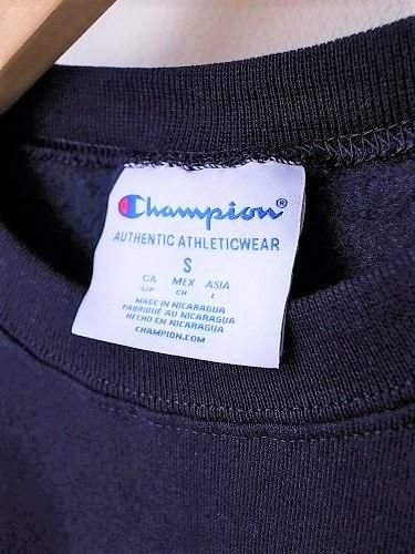 US企画 Champion (チャンピオン) クルーネックスウェット NAVY 正規