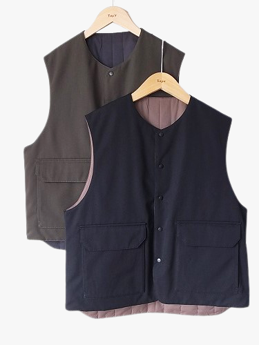 STILL BY HAND リバーシブルベスト mens