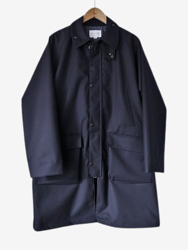 STILL BY HAND ウールフラノラグランコート mens