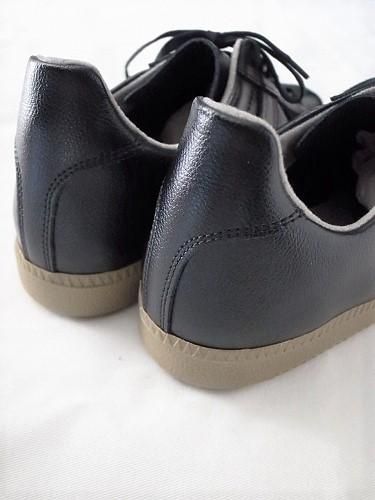 GERMAN TRAINER (ジャーマントレーナー) レザースニーカー BLACK