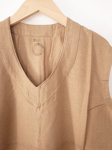 フランス軍 リネンベスト BEIGE DEADSTOCK 通販 - 神戸のセレクト