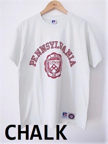 RUSSELL ATHLETIC カレッジプリントTシャツ 【PENNSYLVANIA】 mens