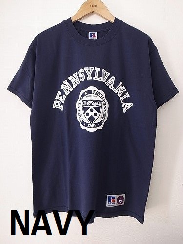 RUSSELL ATHLETIC カレッジプリントTシャツ 【PENNSYLVANIA】 mens