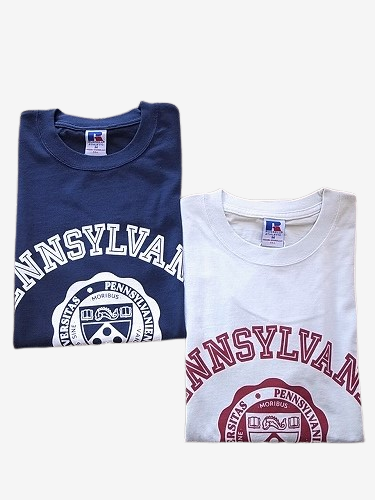 RUSSELL ATHLETIC カレッジプリントTシャツ 【PENNSYLVANIA】 mens
