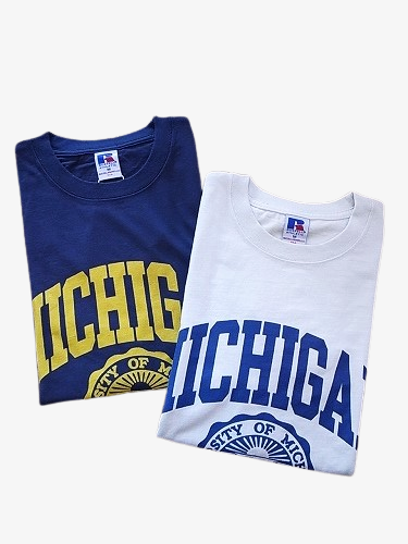 RUSSELL ATHLETIC (ラッセルアスレチック) カレッジプリントTシャツ 【MICHIGAN】 通販 - 神戸Tapir (タピア)