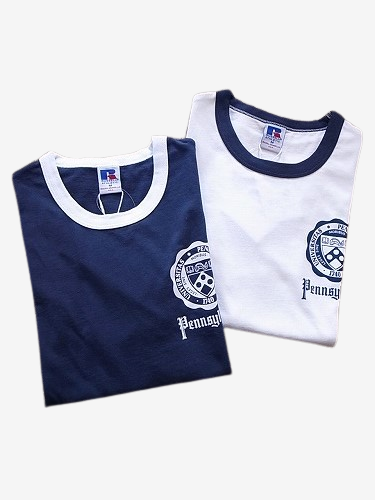 RUSSELL ATHLETIC (ラッセルアスレチック) カレッジリンガーTシャツ 【PENNSYLVANIA】 通販 - 神戸Tapir (タピア)