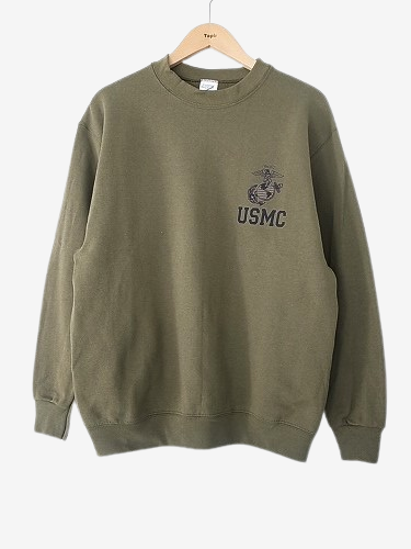 アメリカ軍 USMC クルーネックスウェット DEADSTOCK unisex