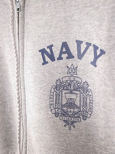 SOFFE (ソフィー) US.NAVY ジップスウェットパーカー GREY 正規通販