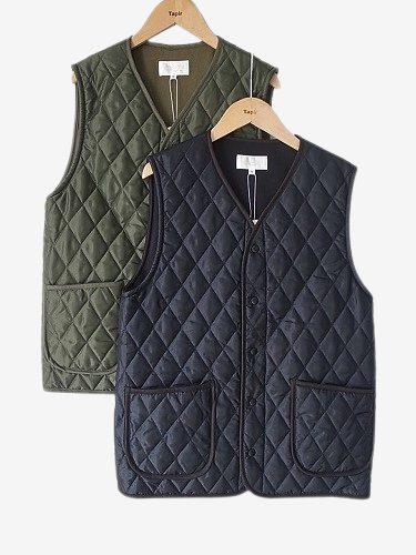 soglia キルティングフリースベスト unisex