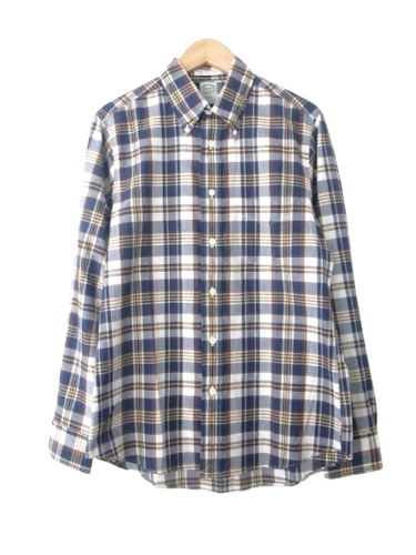 《50% OFF》 KEATON CHASE USA マドラスチェックシャツ mens