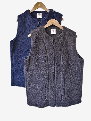 Jackman ボアジップベスト unisex
