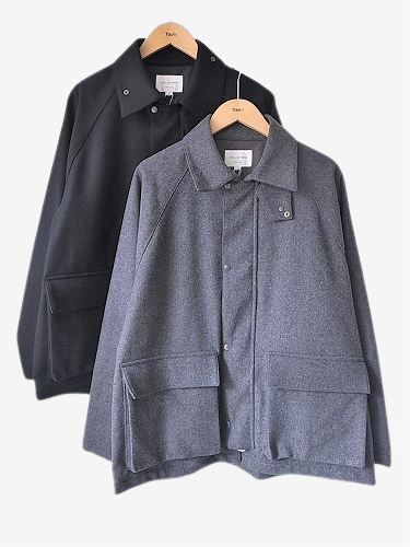 STILL BY HAND ウールメルトンブルゾン mens