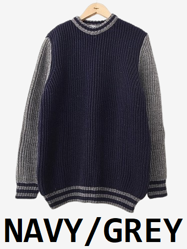 KERRY WOOLLEN MILLS 2トーンフィッシャーマンリブセーター unisex