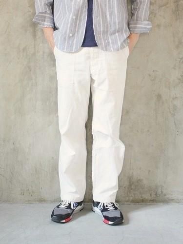 【新品】ARAN ファティーグパンツ ホワイト サイズ1 ベイカーパンツ ARAN (アラン) ベイカーパンツ NATURAL 正規通販 - 神戸 Tapir