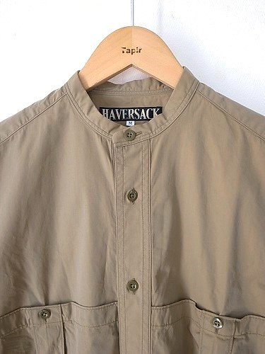 HAVERSACK (ハバーサック) バンドカラーワークシャツ 正規通販 - 神戸のセレクトショップ Tapir (タピア)