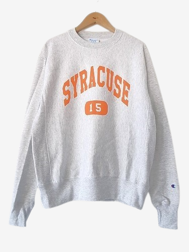 champion リバースウィーブ SYRACUSEカラーグレー