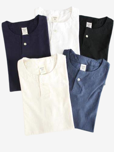 Jackman ヘンリーネックTee mens