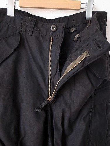 アメリカ軍 M-65 フィールドパンツ BLACK後染め 通販 - 神戸の