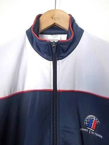 フランス軍 トラックジャケット NAVY×WHITE DEADSTOCK 通販