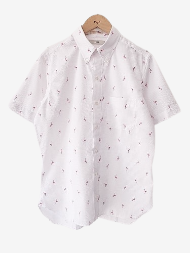 TPR シアサッカー半袖シャツ unisex