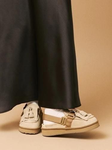 SHAKA MOC MULE TASSEL SUEDE unisex