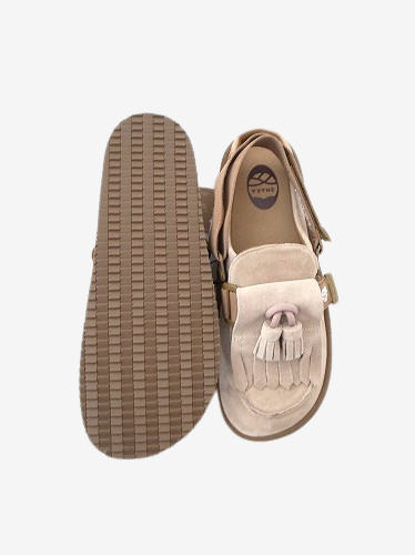 SHAKA MOC MULE TASSEL SUEDE unisex