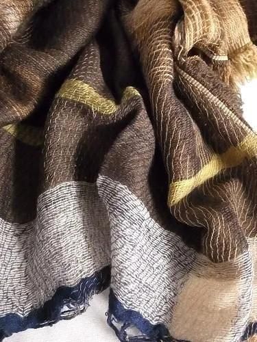 tamaki niime ڿ roots shawl woolcotton big С֥