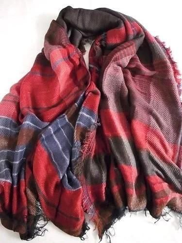 tamaki niime ڿ roots shawl woolcotton big С֥