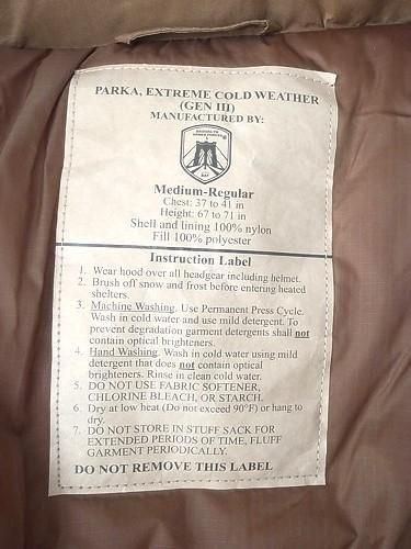 US GENIII ECWCS Level7 ץޥեȥ㥱å COYOTE mens