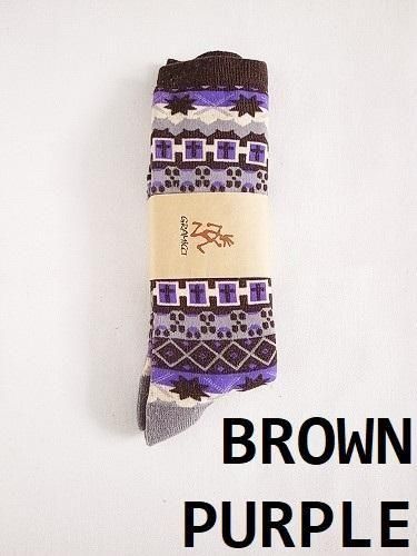 GRAMICCI ジャガードソックス mens