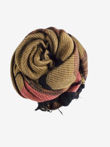 tamaki niime 玉木新雌 roots shawl wool × cotton middle リバーシブル